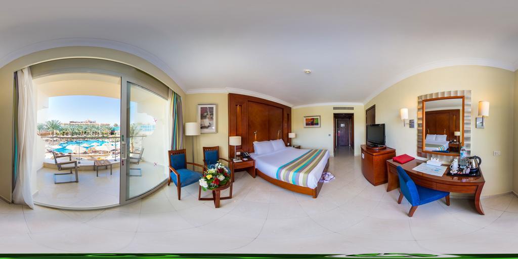 Xperience Sea Breeze Resort (Adults Only) Sharm el Sheikh Esterno foto A 360° panorama of a hotel room
